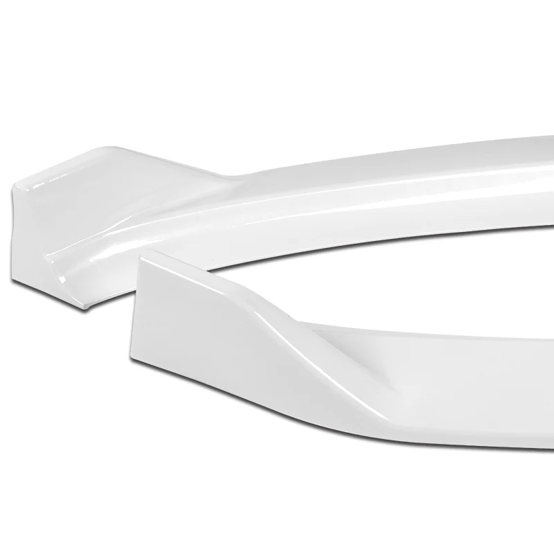 2014-2016 Kia Forte EX LX SX Painted White 3-Piece Front Bumper Body Spoiler Splitter Lip Kit - Image 2