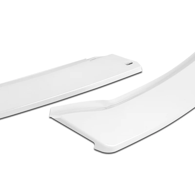 2014-2016 Kia Forte EX LX SX Painted White 3-Piece Front Bumper Body Spoiler Splitter Lip Kit - Image 6