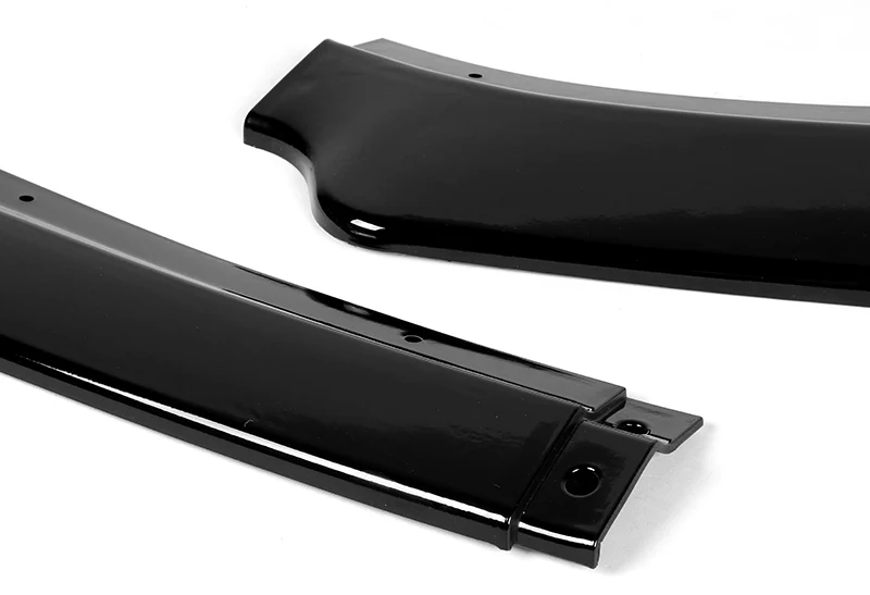 2014-2016 Lexus IS Base Painted Black Front Bumper Body Kit Spoiler Lip 3PCS with Screw Bolt Cap Covers - Image 8