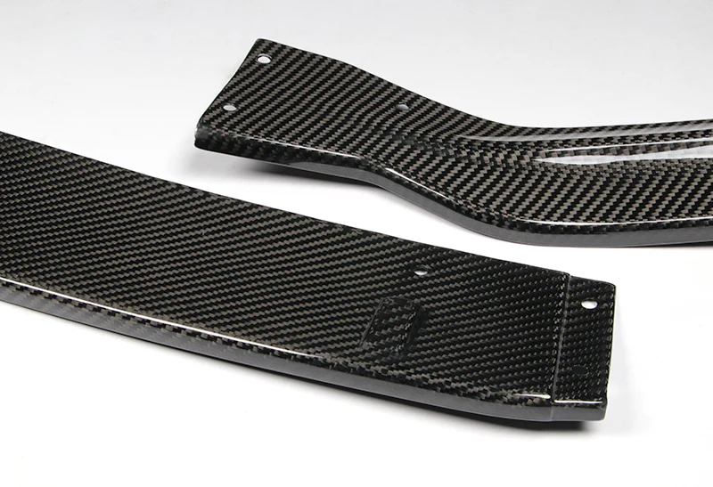 2014-2016 Lexus IS250 IS350 F-Sport Real Carbon Fiber 3-Piece Front Bumper Body Spoiler Splitter Lip Kit - Image 4