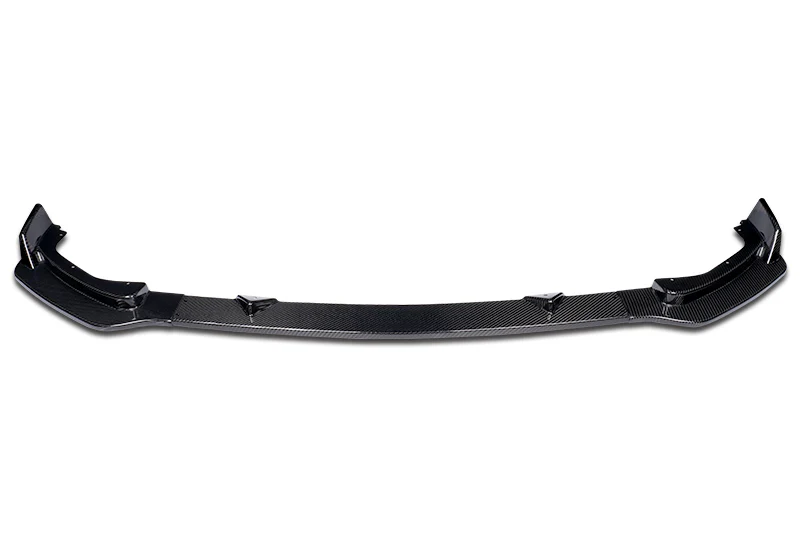 2014-2017 Infiniti Q50 Premium Real Carbon Fiber 3-Piece Front Bumper Body Spoiler Splitter Lip Kit - Image 3