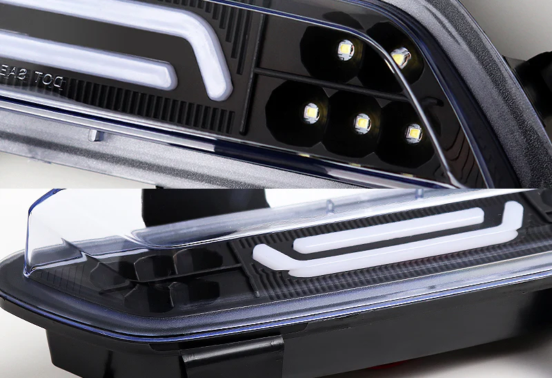 2015-2018 Ford Mustang LED Third Brake & Reverse Light - Black Housing Clear Lens - Image 2
