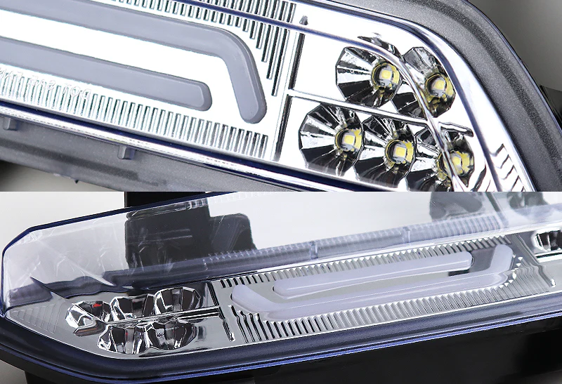 2015-2018 Ford Mustang LED Third Brake & Reverse Light - Chrome Housing Clear Lens - Image 2