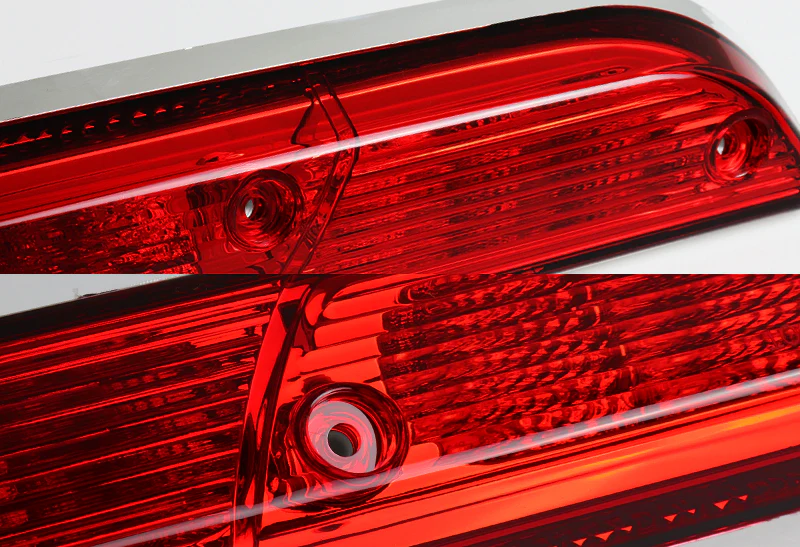 2015-2020 Ford F-150 F150 LED Third Brake Light with Cargo Lamp - Chrome Housing Red Lens - Image 2