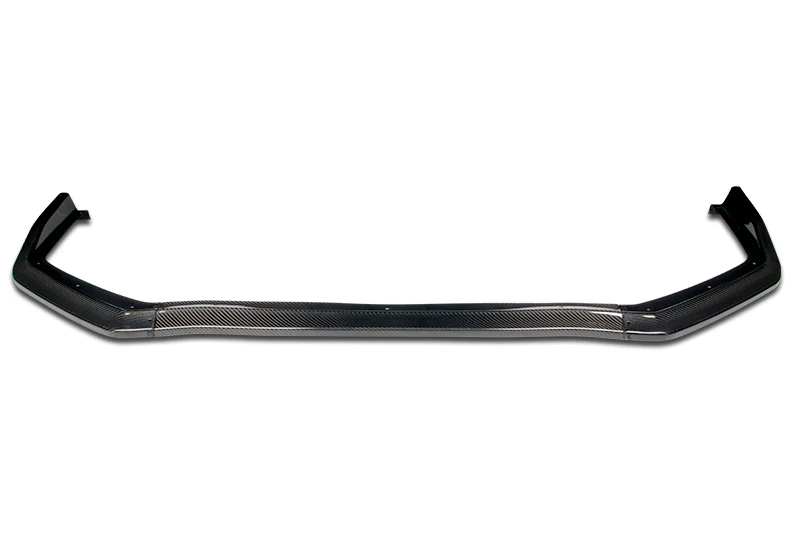 2015-2021 Subaru WRX STi CS-Style Real Carbon Fiber 3-Piece Front Bumper Body Spoiler Splitter Lip Kit with Carbon Fiber Windshield Banner - Image 3
