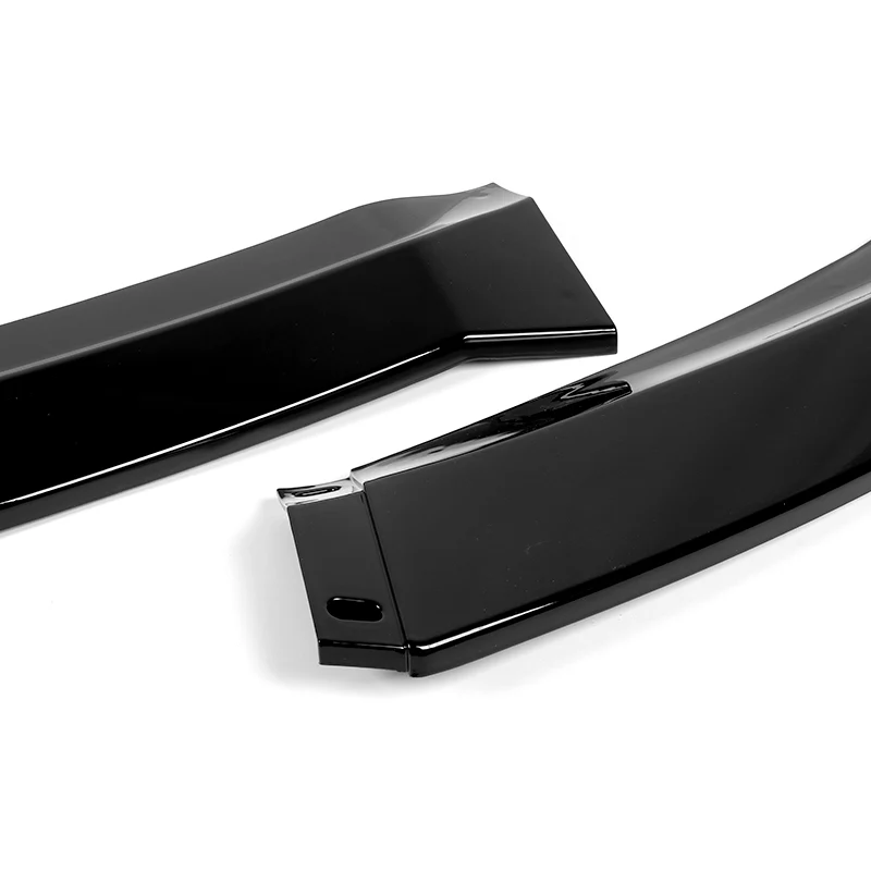 2015-2023 Dodge Charger SXT Painted Black 3-Piece Front Bumper Body Spoiler Splitter Lip Kit - Image 3