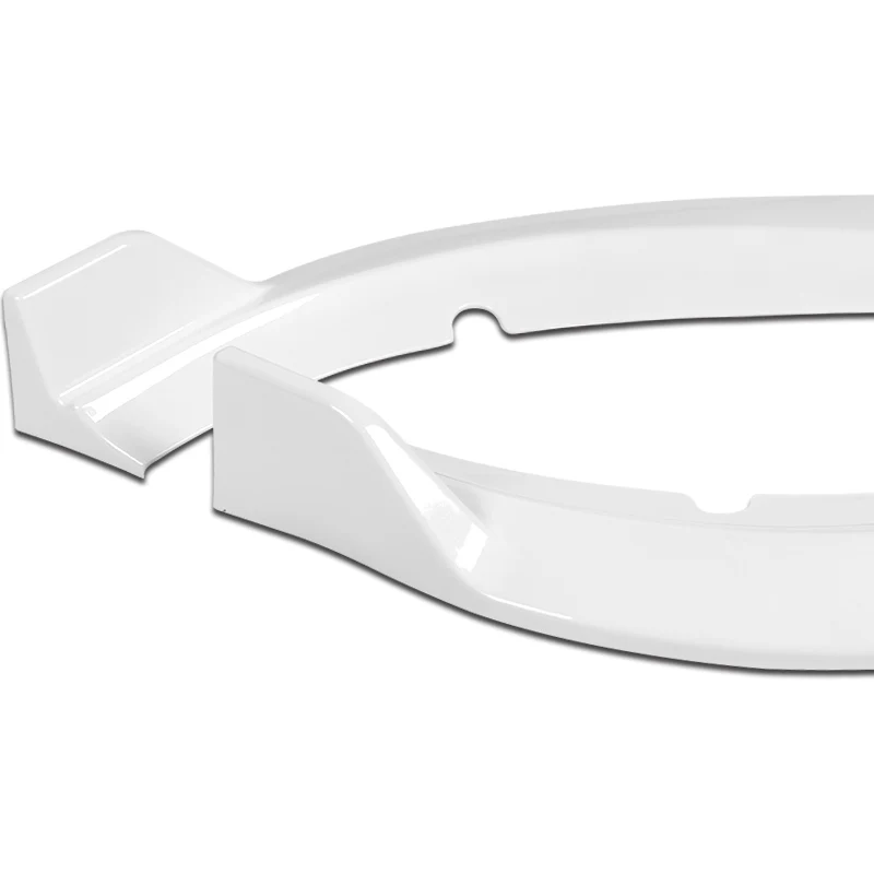 2015-2023 Dodge Charger SXT Painted White 3-Piece Front Bumper Body Spoiler Splitter Lip Kit - Image 2