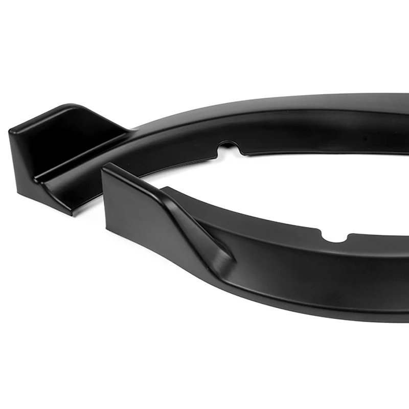 2015-2023 Dodge Charger SXT Unpainted Matte Black 3-Piece Front Bumper Body Spoiler Splitter Lip Kit - Image 2