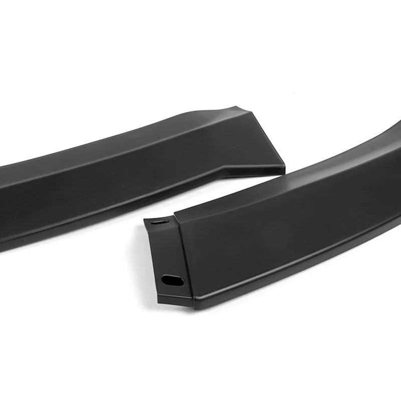2015-2023 Dodge Charger SXT Unpainted Matte Black 3-Piece Front Bumper Body Spoiler Splitter Lip Kit - Image 3