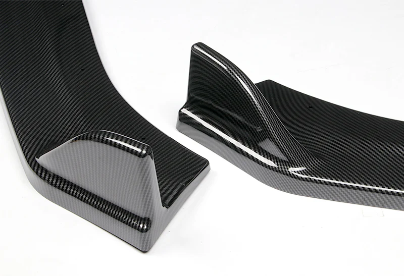 2016-2018 Chevy Camaro LT LS SS Carbon Look 3-Piece Front Bumper Body Spoiler Splitter Lip Kit ZL1 Style - Image 2