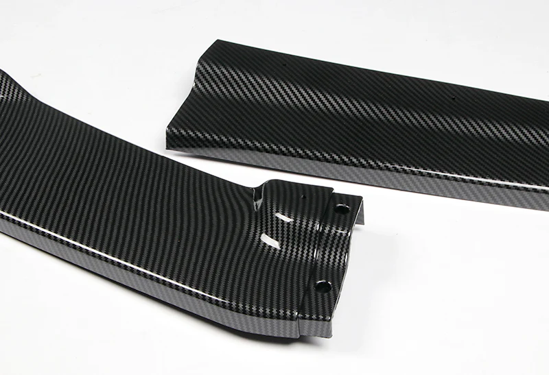 2016-2018 Chevy Camaro LT LS SS Carbon Look 3-Piece Front Bumper Body Spoiler Splitter Lip Kit ZL1 Style - Image 4