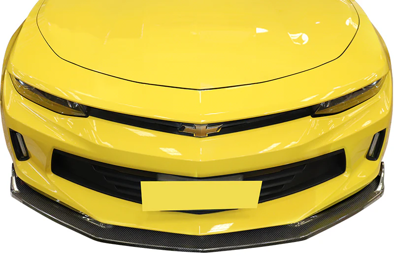 2016-2018 Chevy Camaro LT LS SS Carbon Look 3-Piece Front Bumper Body Spoiler Splitter Lip Kit ZL1 Style with Vinyl Decal - Image 5