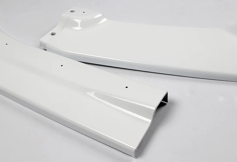 2016-2018 Chevy Camaro LT LS SS Painted White 3-Piece Front Bumper Body Spoiler Splitter Lip Kit ZL1 Style with Vinyl Decal - Image 4