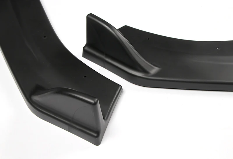 2016-2018 Chevy Camaro LT LS SS Unpainted Matte Black 3-Piece Front Bumper Body Spoiler Splitter Lip Kit ZL1 Style - Image 2
