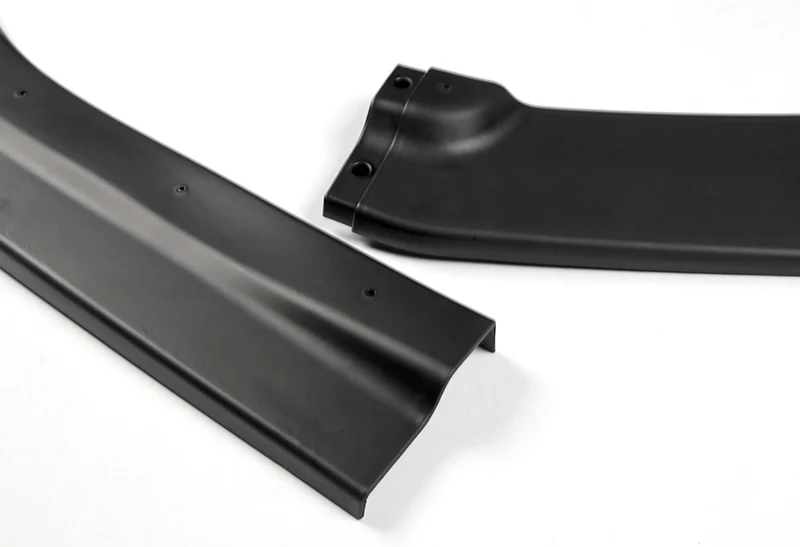 2016-2018 Chevy Camaro LT LS SS Unpainted Matte Black 3-Piece Front Bumper Body Spoiler Splitter Lip Kit ZL1 Style - Image 4