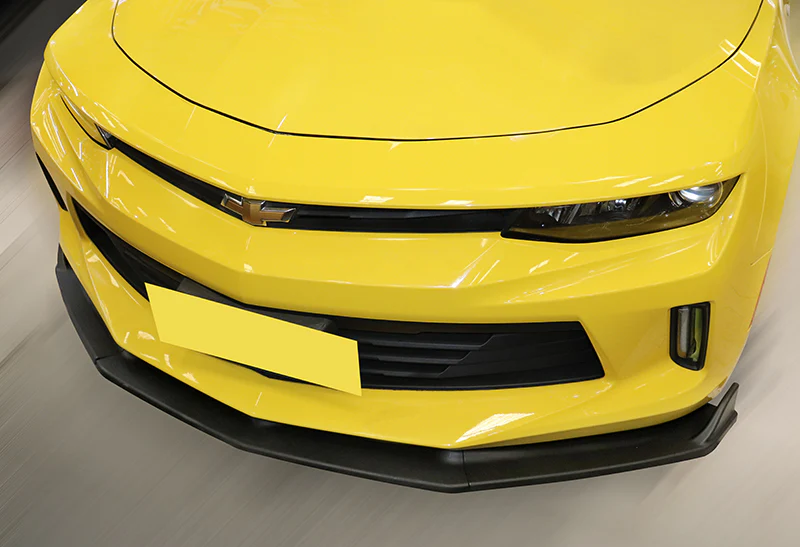 2016-2018 Chevy Camaro LT LS SS Unpainted Matte Black 3-Piece Front Bumper Body Spoiler Splitter Lip Kit ZL1 Style - Image 5