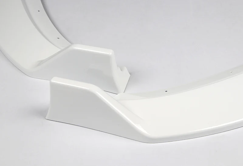 2016-2019 BMW 3-Series F30 F35 Painted White 3-Piece Front Bumper Body Spoiler Splitter Lip Kit - Image 2