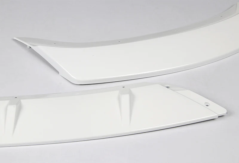 2016-2019 BMW 3-Series F30 F35 Painted White 3-Piece Front Bumper Body Spoiler Splitter Lip Kit - Image 4