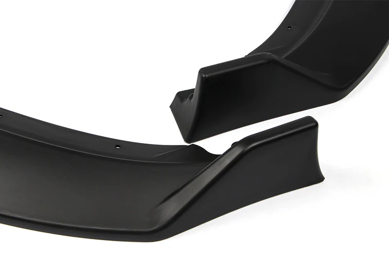 2016-2019 BMW 3-Series F30 F35 Unpainted Matte Black 3-Piece Front Bumper Body Spoiler Splitter Lip Kit - Image 2