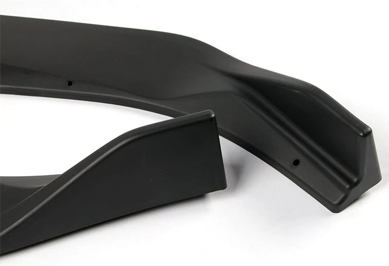 2016-2019 Nissan Sentra Unpainted Matte Black 3-Piece Front Bumper Body Spoiler Splitter Lip Kit with Free Gift - Image 2
