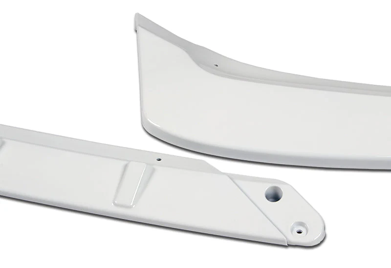 2017-2018 Ford Fusion/Mondeo Painted White 3-Piece Front Bumper Body Spoiler Splitter Lip Kit with Side Mirror Puddle Lights - Image 8