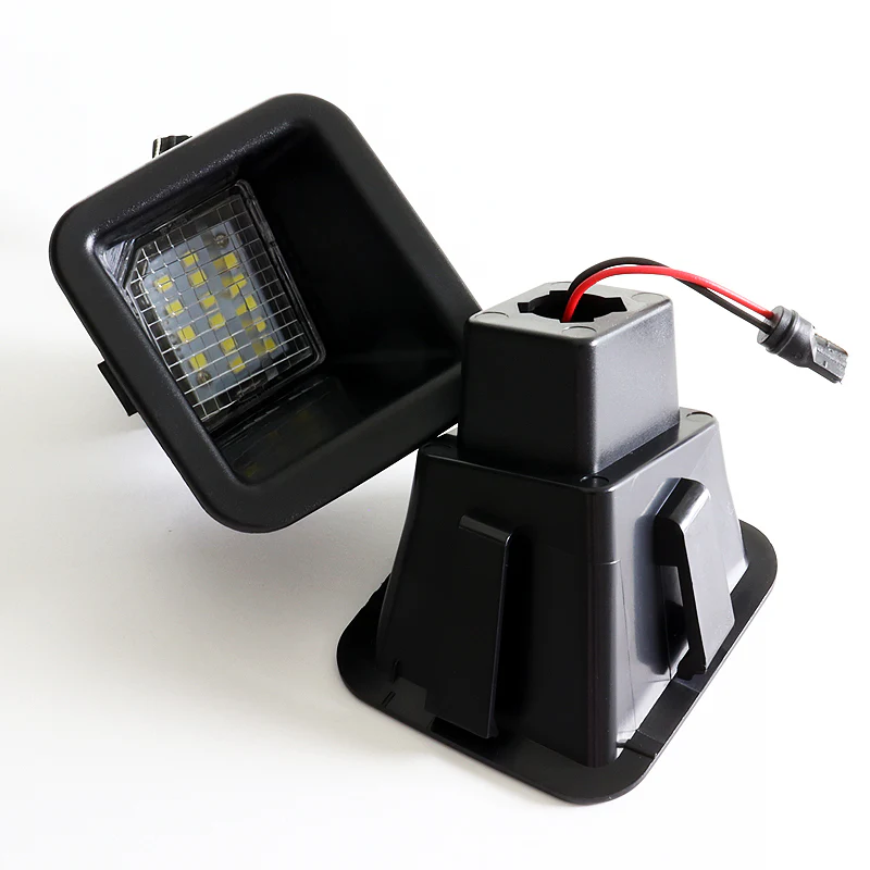 2017-2021 Ford F250 F350 F450 Super Duty Xenon White LED License Plate Lights (2pcs) - Image 2