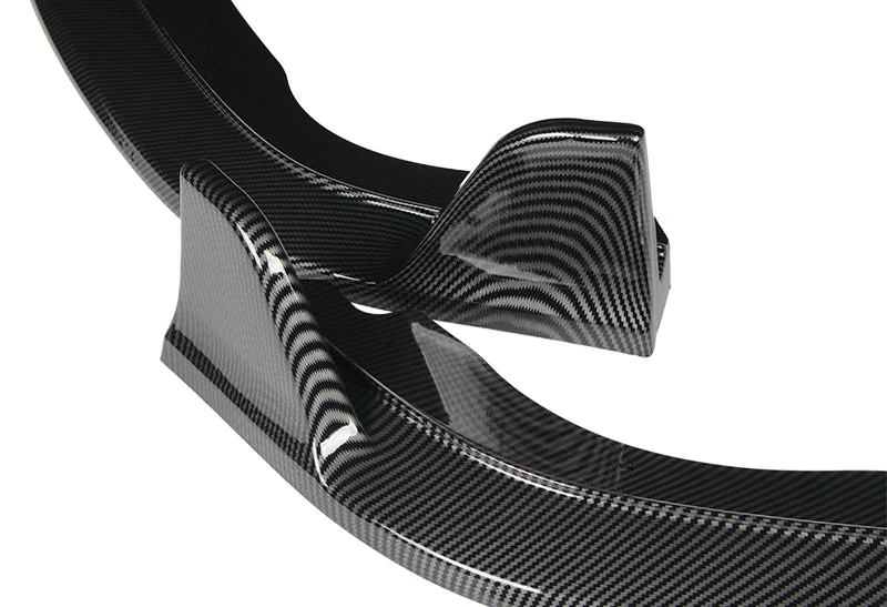 2018-2021 Honda Fit JDM Carbon Style 3-Piece Front Bumper Body Spoiler Splitter Lip Kit - Image 2