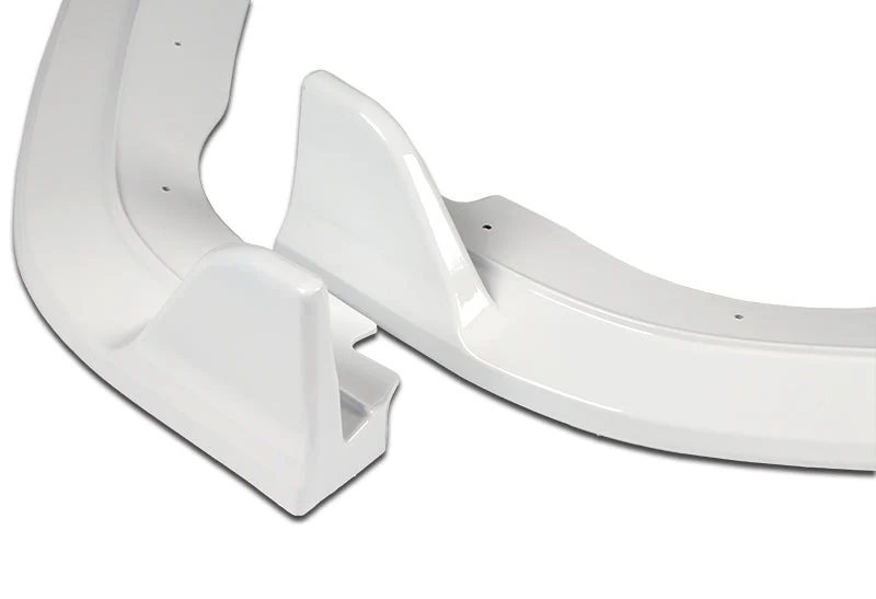 2018-2021 Honda Fit JDM Painted White 3-Piece Front Bumper Body Spoiler Splitter Lip Kit - Image 2