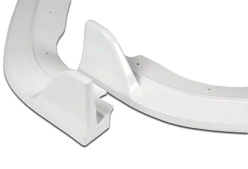 2018-2021 Honda Fit JDM Painted White 3-Piece Front Bumper Body Spoiler Splitter Lip Kit with Keychain Set - Image 2