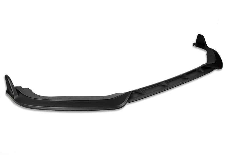 2018-2021 Honda Fit JDM Unpainted Matte Black 3-Piece Front Bumper Body Spoiler Splitter Lip Kit with Keychain Set - Image 3