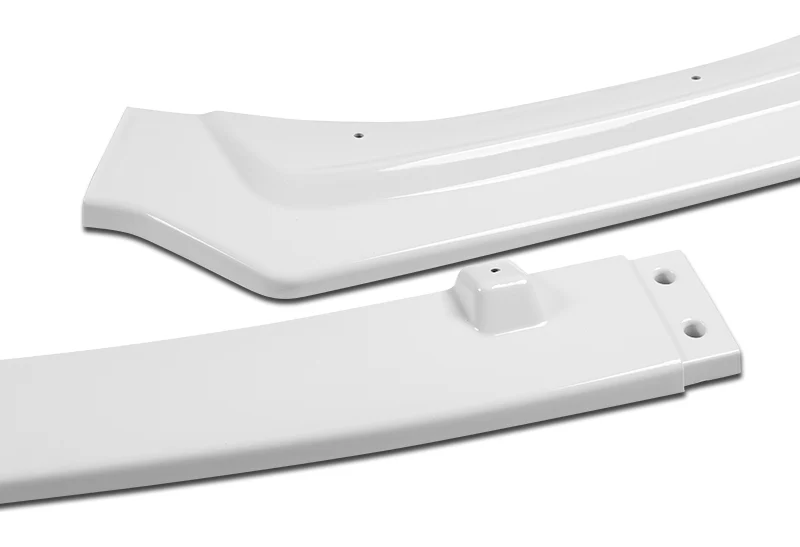 2018-2021 Infiniti Q50 Premium Painted White 3-Piece Front Bumper Body Spoiler Splitter Lip Kit - Image 4