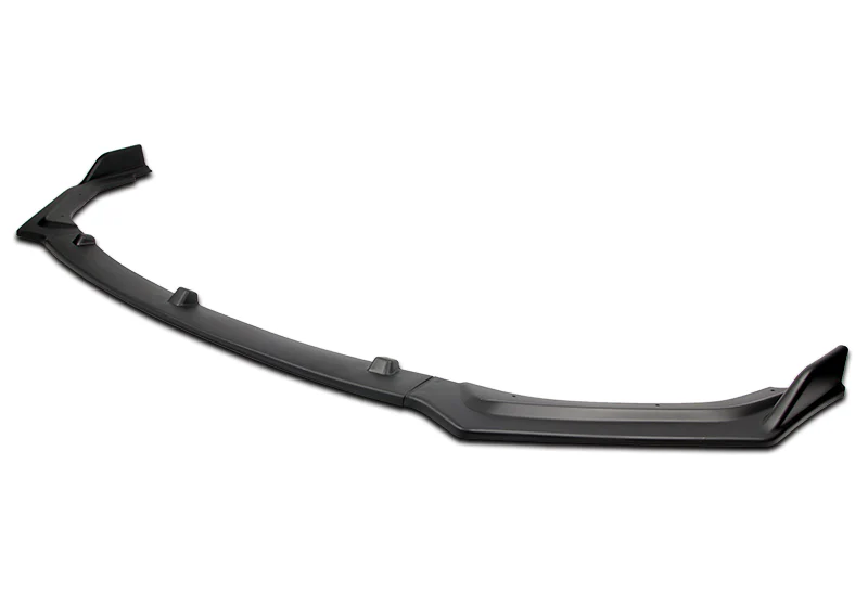 2018-2021 Infiniti Q50 Premium Unpainted Matte Black 3-Piece Front Bumper Body Spoiler Splitter Lip Kit - Image 3