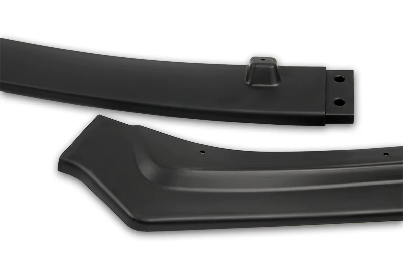 2018-2021 Infiniti Q50 Premium Unpainted Matte Black 3-Piece Front Bumper Body Spoiler Splitter Lip Kit - Image 4