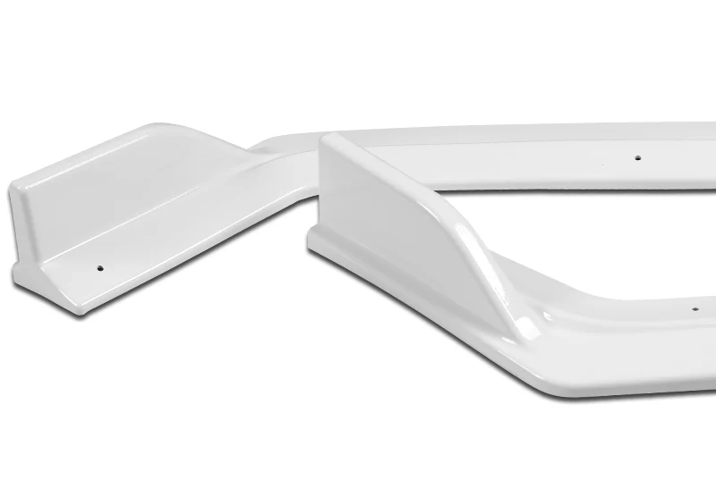 2018-2021 Infiniti Q50 Sport Painted White Front Bumper Body Kit Lip 3PCS - Image 2