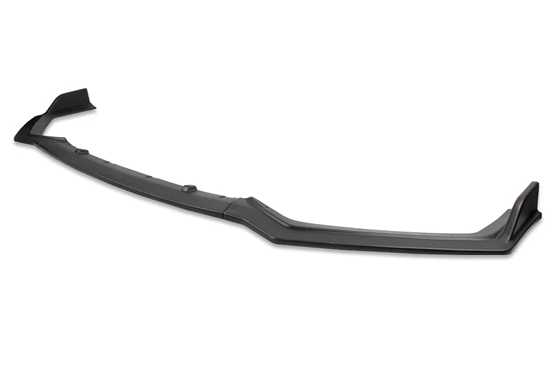 2018-2021 Infiniti Q50 Sport Unpainted Black Front Bumper Body Kit Lip 3PCS - Image 3