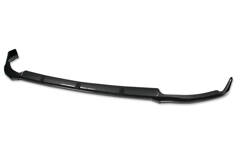 2019-2021 Mercedes W205 C-Class Carbon Style 3-Piece Front Bumper Body Spoiler Splitter Lip Kit with Keychain - Image 3