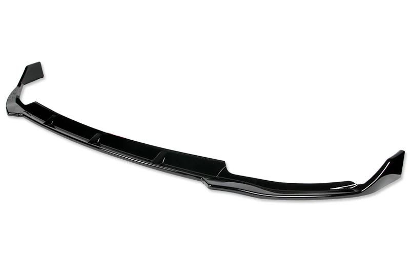 2019-2021 Mercedes W205 C-Class Painted Black 3-Piece Front Bumper Body Spoiler Splitter Lip Kit - Image 3