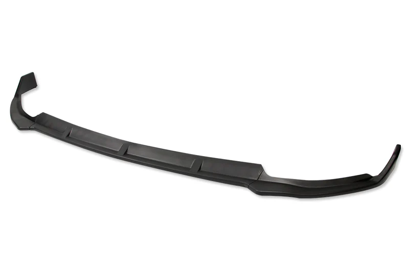 2019-2021 Mercedes W205 C-Class Unpainted Black 3-Piece Front Bumper Body Spoiler Splitter Lip Kit with Keychain - Image 6