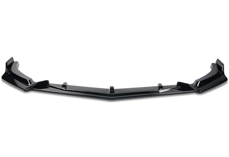 2019-2021 Chevrolet Malibu Painted Black 3-Piece Front Bumper Body Spoiler Splitter Lip Kit - Image 3