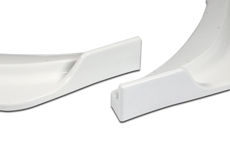 2019-2021 Chevrolet Malibu Painted White 3-Piece Front Bumper Body Spoiler Splitter Lip Kit with Vinyl Decal - Image 2