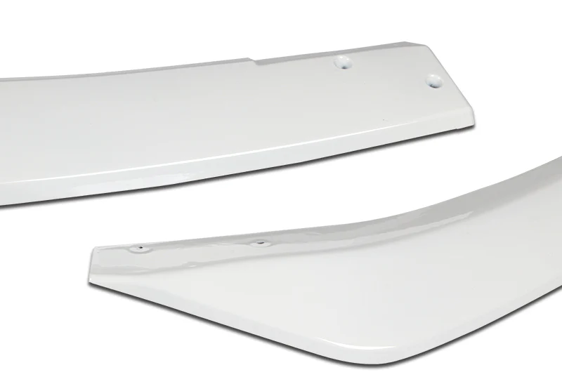 2019-2021 Mazda 3 Mazda3 Painted White 3-Piece Front Bumper Body Spoiler Splitter Lip Kit - Image 4