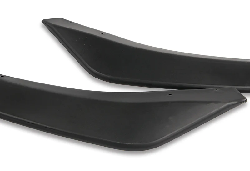 2019-2021 Mazda 3 Mazda3 Unpainted Matte Black 3-Piece Front Bumper Body Spoiler Splitter Lip Kit - Image 4