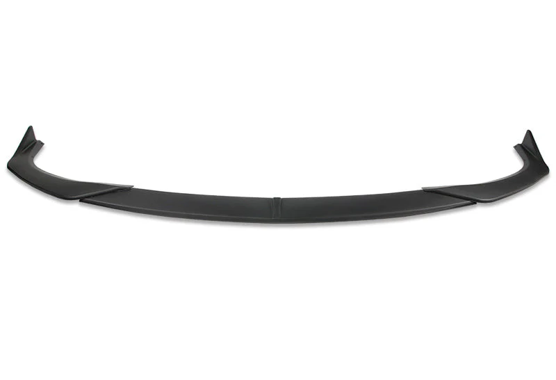 2019-2021 Mazda 3 Mazda3 Unpainted Matte Black 3-Piece Front Bumper Body Spoiler Splitter Lip Kit with Carbon Fiber Emblem - Image 3