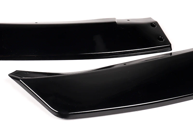 2019-2021 Mazda 6 Atenza Painted Black 3-Piece Front Bumper Body Spoiler Splitter Lip Kit - Image 4
