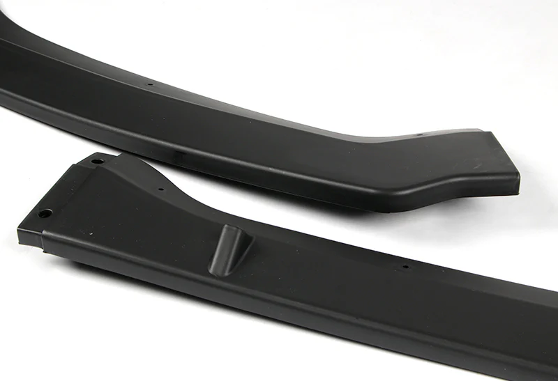 2019-2021 Nissan Altima Unpainted Matte Black 3-Piece Front Bumper Body Spoiler Splitter Lip Kit with Free Gift - Image 7