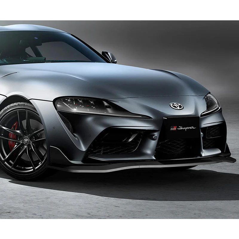2019-2026 Toyota Supra A90 Matte Black 3-Piece Front Bumper Body Spoiler Splitter Lip Kit - Image 7