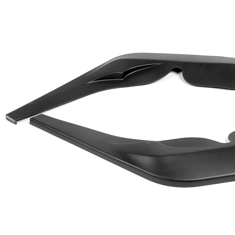 2019-2026 Toyota Supra A90 Unpainted Black 3-Piece Front Bumper Body Spoiler Splitter Lip Kit with Keychain Set - Image 2