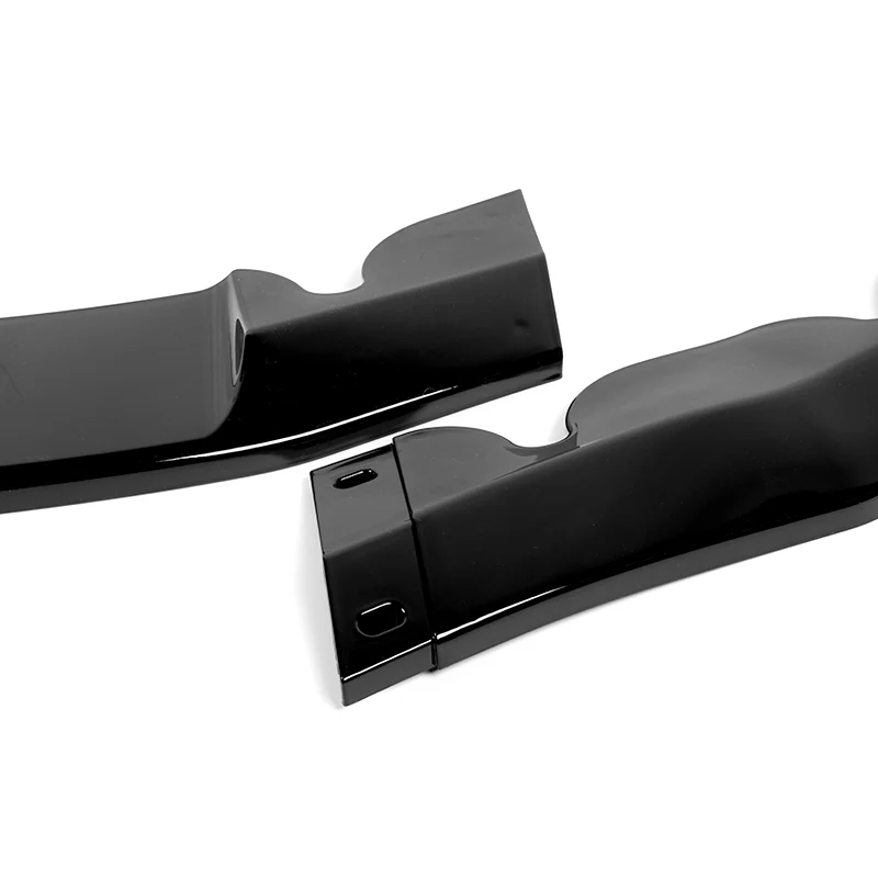 2019-2026 Toyota Supra A90 Painted Black 3-Piece Front Bumper Body Spoiler Splitter Lip Kit - Image 2