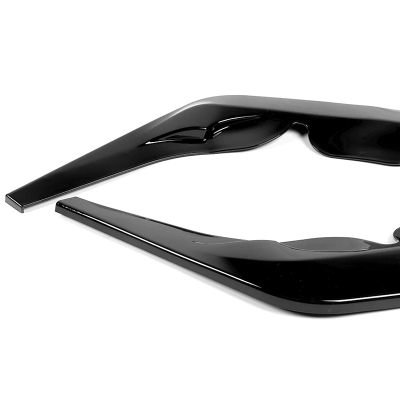 2019-2026 Toyota Supra A90 Painted Black 3-Piece Front Bumper Body Spoiler Splitter Lip Kit - Image 3