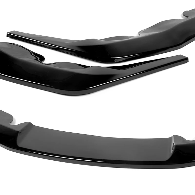 2019-2026 Toyota Supra A90 Painted Black 3-Piece Front Bumper Body Spoiler Splitter Lip Kit - Image 6